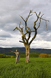 Nature Art: Abgestorbener Baum / Dead Tree Body Painting