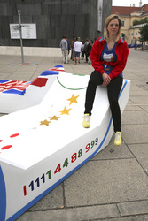 Kunstprojektpräsentation 'Euroart im Museumsquartier' in Wien