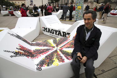 Kunstprojektpräsentation 'Euroart im Museumsquartier' in Wien