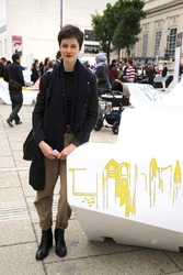 Kunstprojektpräsentation 'Euroart im Museumsquartier' in Wien