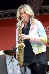 Jazzfestival an Himmelfahrt auf dem Trammplatz in Hannover