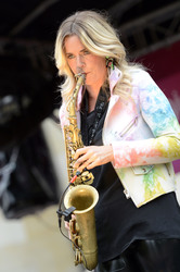 Jazzfestival an Himmelfahrt auf dem Trammplatz in Hannover