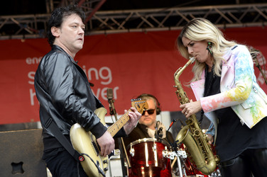 Jazzfestival an Himmelfahrt auf dem Trammplatz in Hannover