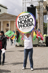 Der Internationale Tag gegen Homophobie und Transphobie in Berlin