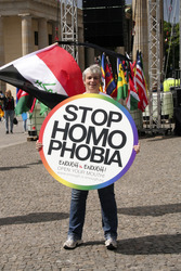 Der Internationale Tag gegen Homophobie und Transphobie in Berlin