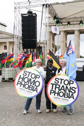 Der Internationale Tag gegen Homophobie und Transphobie in Berlin