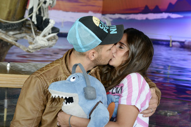 Sea Life Ausstellung mit Pietro Lombardi und Sarah Engels in Oberhausen