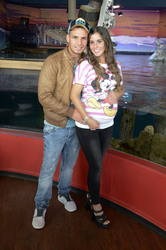 Sea Life Ausstellung mit Pietro Lombardi und Sarah Engels in Oberhausen