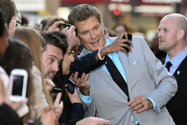 Launch der TV-Serie 'Hoff the Record' in London