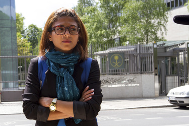 Demo für die Freilassung von Raif Badawi in Berlin