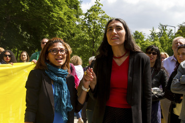 Demo für die Freilassung von Raif Badawi in Berlin