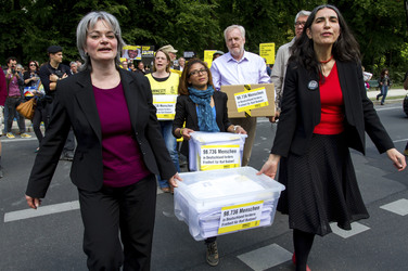 Demo für die Freilassung von Raif Badawi in Berlin