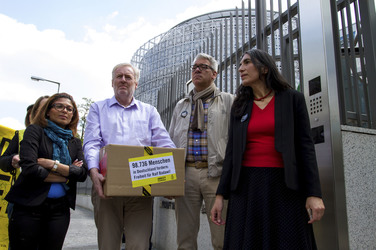 Demo für die Freilassung von Raif Badawi in Berlin