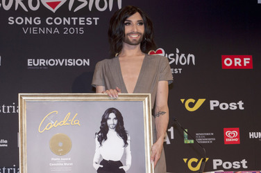 Platin CD für Conchita Wurst in Wien