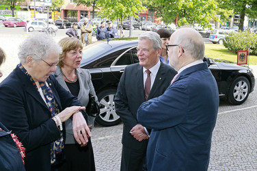 Bundespräsident Joachim Gauck zu Besuch in der Staatsoper im Schillertheater