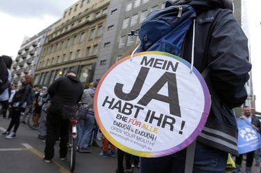 Demo für Homoehe in Berlin