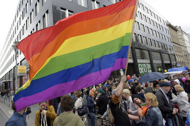 Demo für Homoehe in Berlin
