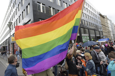 Demo für Homoehe in Berlin