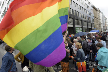 Demo für Homoehe in Berlin