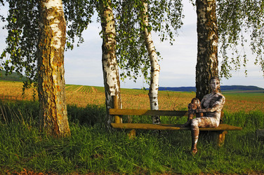 NATURE ART: Birke / Birch Bodypainting