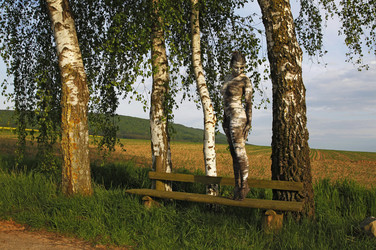 NATURE ART: Birke / Birch Bodypainting