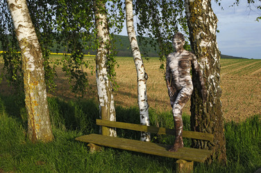 NATURE ART: Birke / Birch Bodypainting