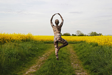 NATURE ART: Birke / Birch Bodypainting