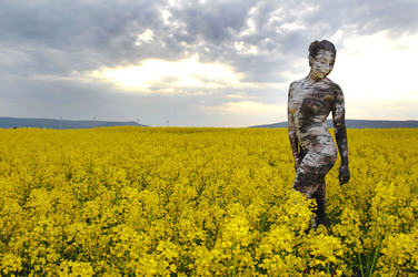 NATURE ART: Birke / Birch Bodypainting