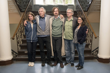 Photocall am Set von 'Die Blumen von gestern' in Berlin