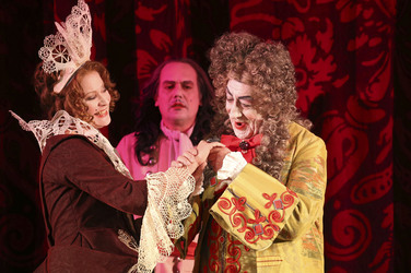 Theaterprobe von 'Der Bürger als Edelmann' in Hamburg