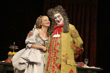 Theaterprobe von 'Der Bürger als Edelmann' in Hamburg