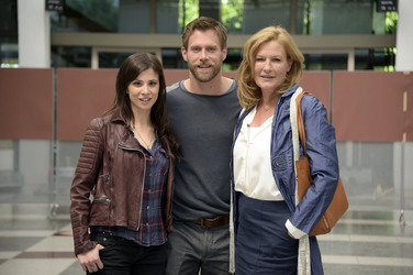 Pressetermin am Set des Fernsehfilms 'Die Informantin' in Berlin