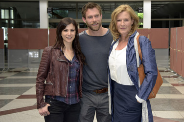 Pressetermin am Set des Fernsehfilms 'Die Informantin' in Berlin