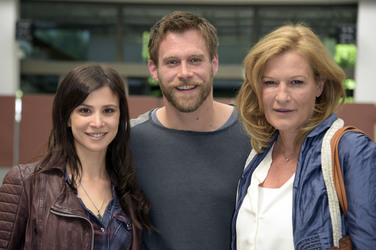 Pressetermin am Set des Fernsehfilms 'Die Informantin' in Berlin