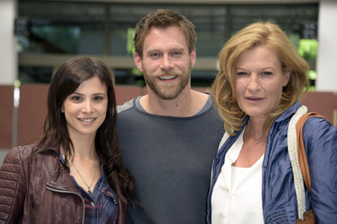 Pressetermin am Set des Fernsehfilms 'Die Informantin' in Berlin