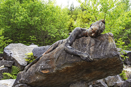 NATURE ART: Steinbruch / Quarry Bodypainting