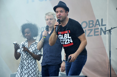 Veranstaltung 'Zusammen gegen Armut, jetzt oder nie - Zeit zu handeln, G7!' in München