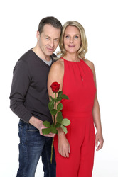Fototermin zur TV-Serie 'Rote Rosen' in Hamburg