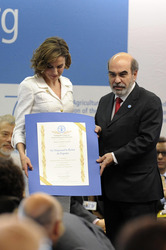 Königin Letizia besucht das FAO-Hauptquartier in Rom