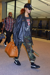 Ankunft von Rihanna in Japan