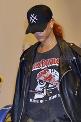 Ankunft von Rihanna in Japan