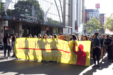 Bärgida Gegendemo in Berlin