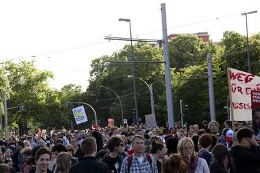 Bärgida Gegendemo in Berlin