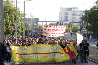 Bärgida Gegendemo in Berlin