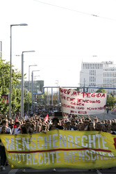 Bärgida Gegendemo in Berlin