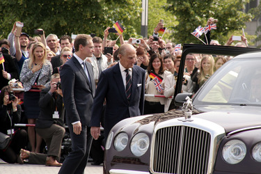 Queen Elisabeth II. besucht das Brandenburger Tor