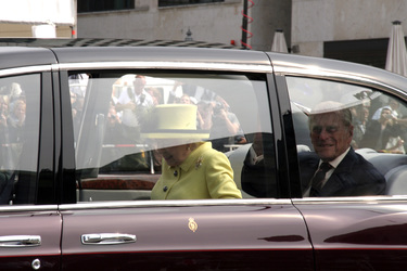 Queen Elisabeth II. besucht das Brandenburger Tor