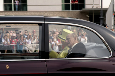 Queen Elisabeth II. besucht das Brandenburger Tor