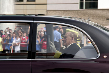 Queen Elisabeth II. besucht das Brandenburger Tor