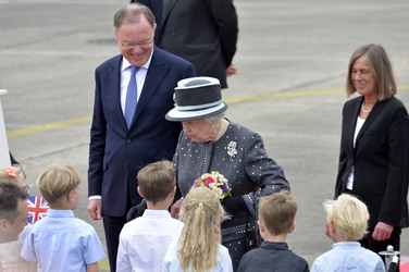 Rückflug von Queen Elizabeth II. nach Großbritannien